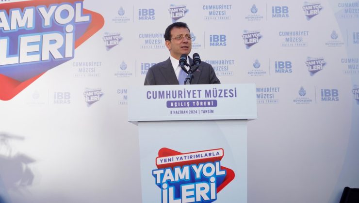 İmamoğlu: İmparatorluktan Cumhuriyete uzanan bu tarihin her safhasını değerli biliriz