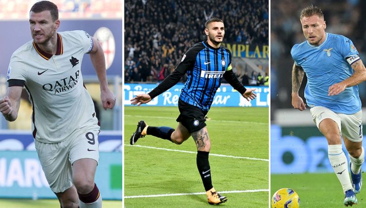 Krallar Dzeko, Icardi ve Immobile yeniden buluştu!