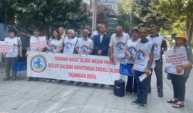 Şikayet dilekçesi kabul edilmeyen emekliler isyan etti